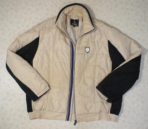 786　ダンロップ　メンズ　中綿入りジャケット　クリーム色　Ｌ