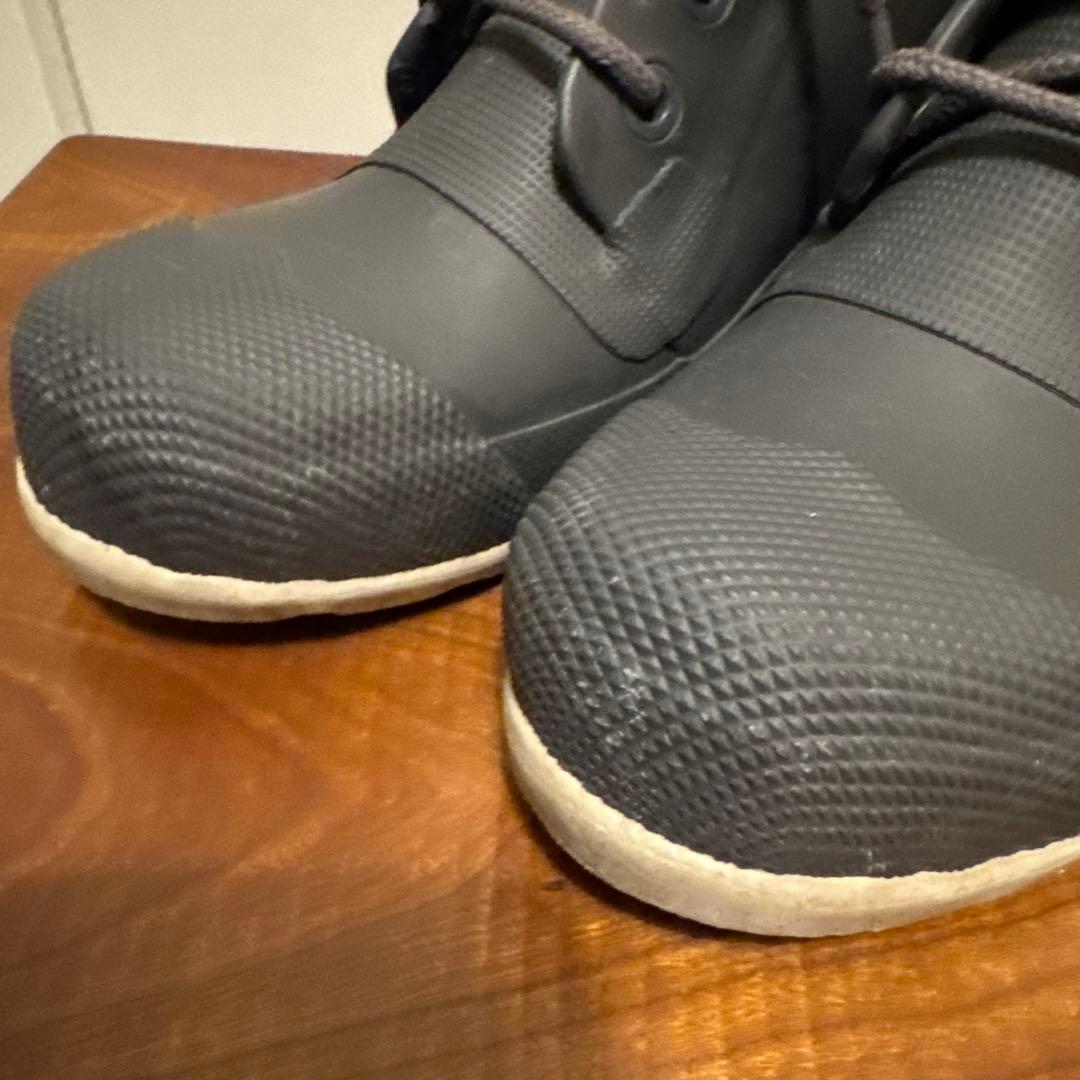 HUNTER ダークグレー ハイカットラバーブーツ 箱付き　26cm