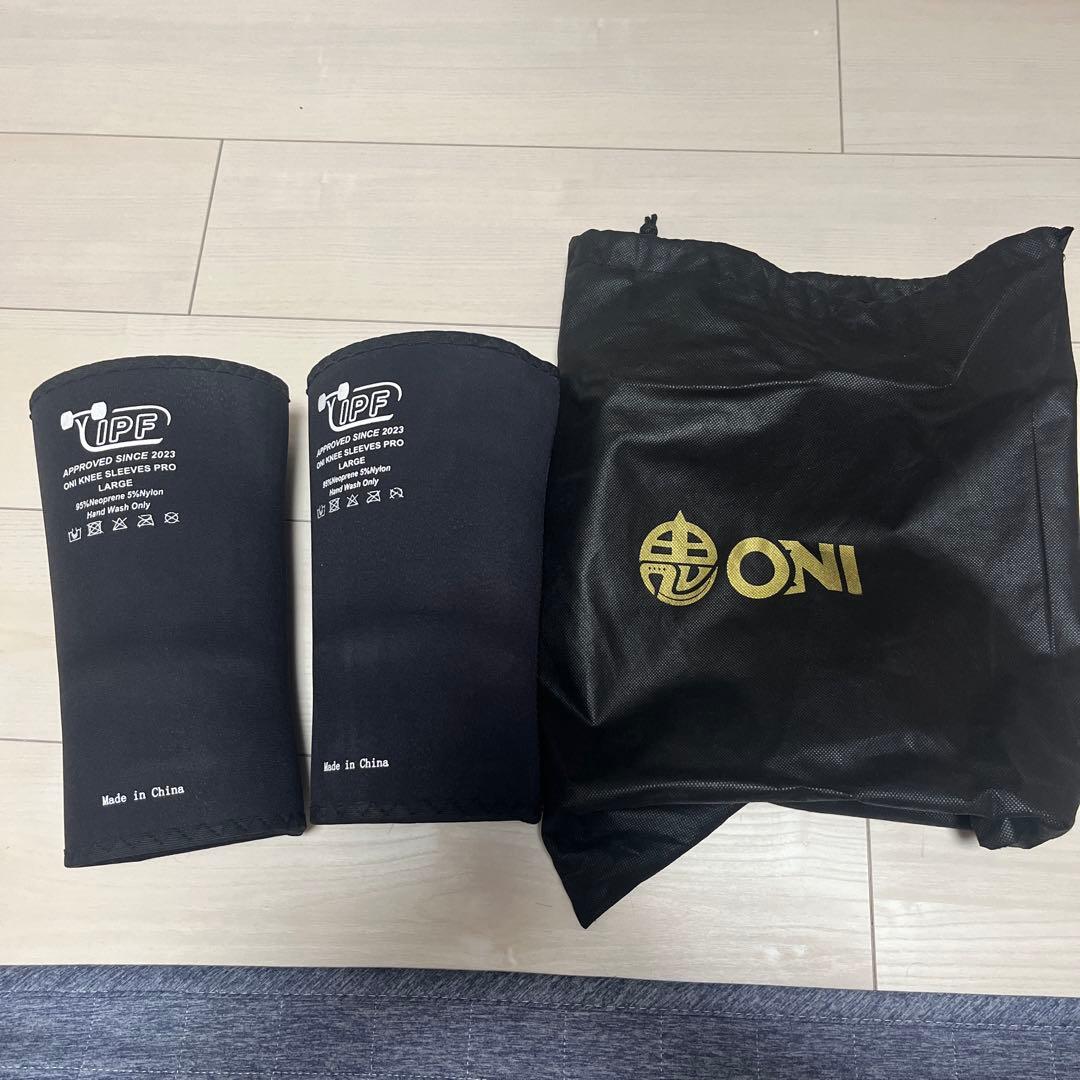 ONI PRO 鬼プロ　ニースリーブ　S級　L