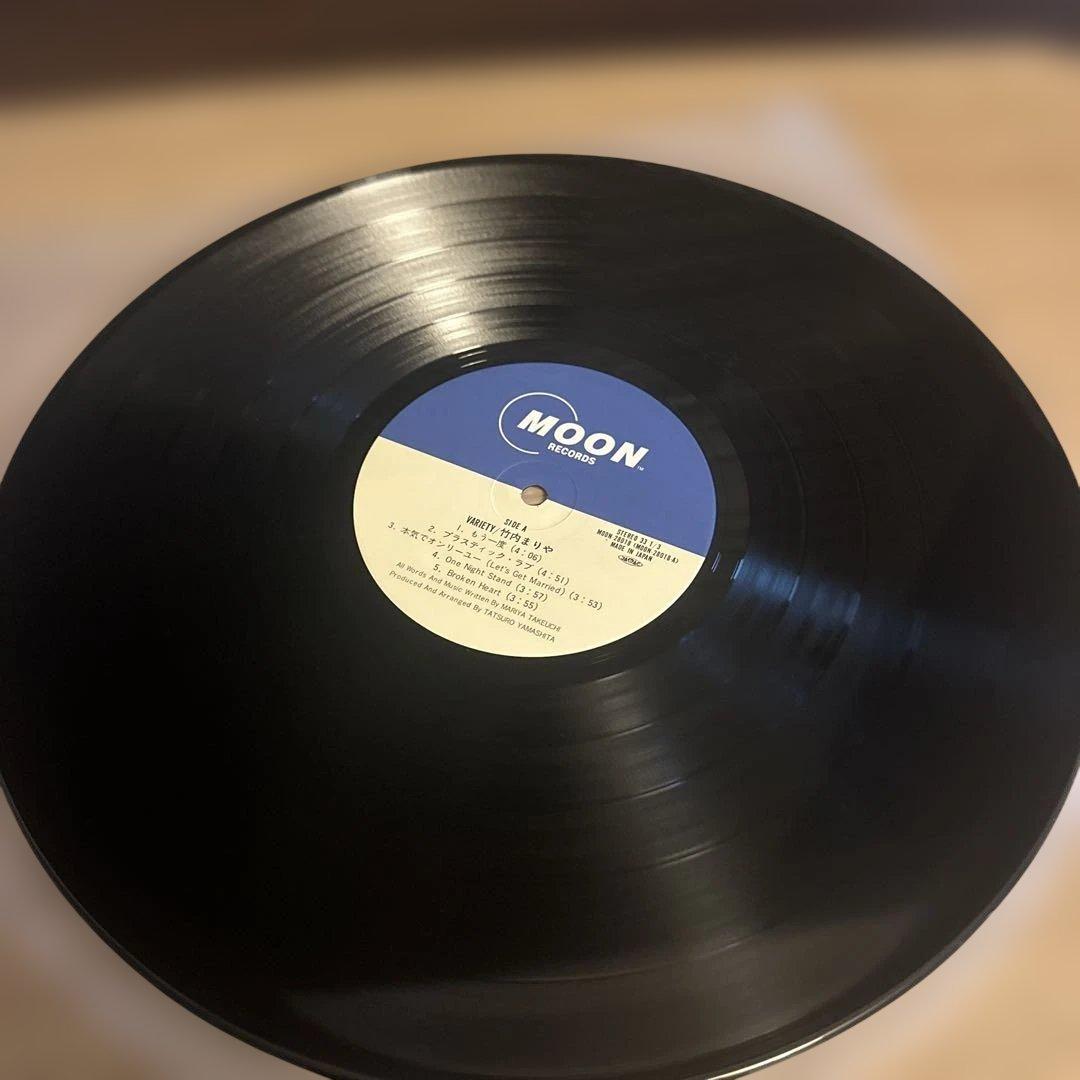 竹内まりや VARIETY LP MOON-28018 帯あり