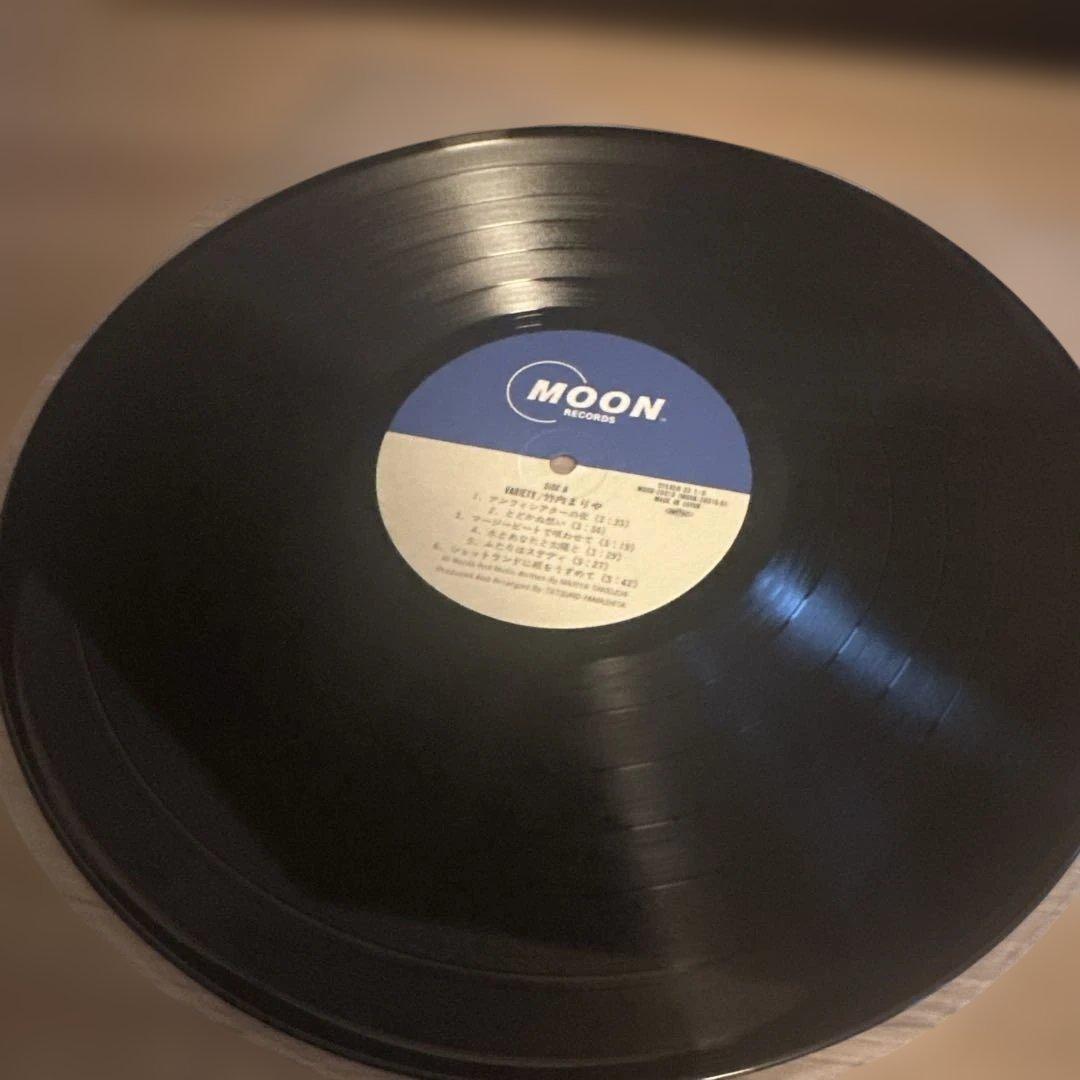 竹内まりや VARIETY LP MOON-28018 帯あり