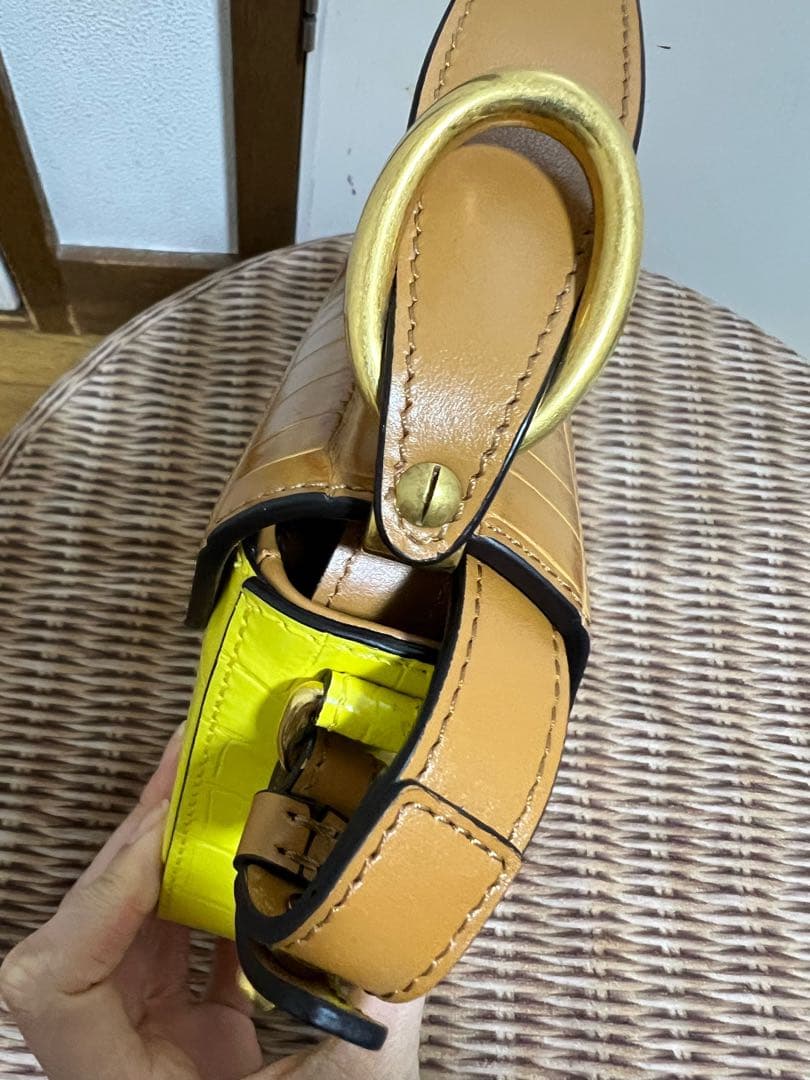 BMさん専用⭐︎クロエChloe C クロコ押しカーフレザーミニバッグ　ショルダー