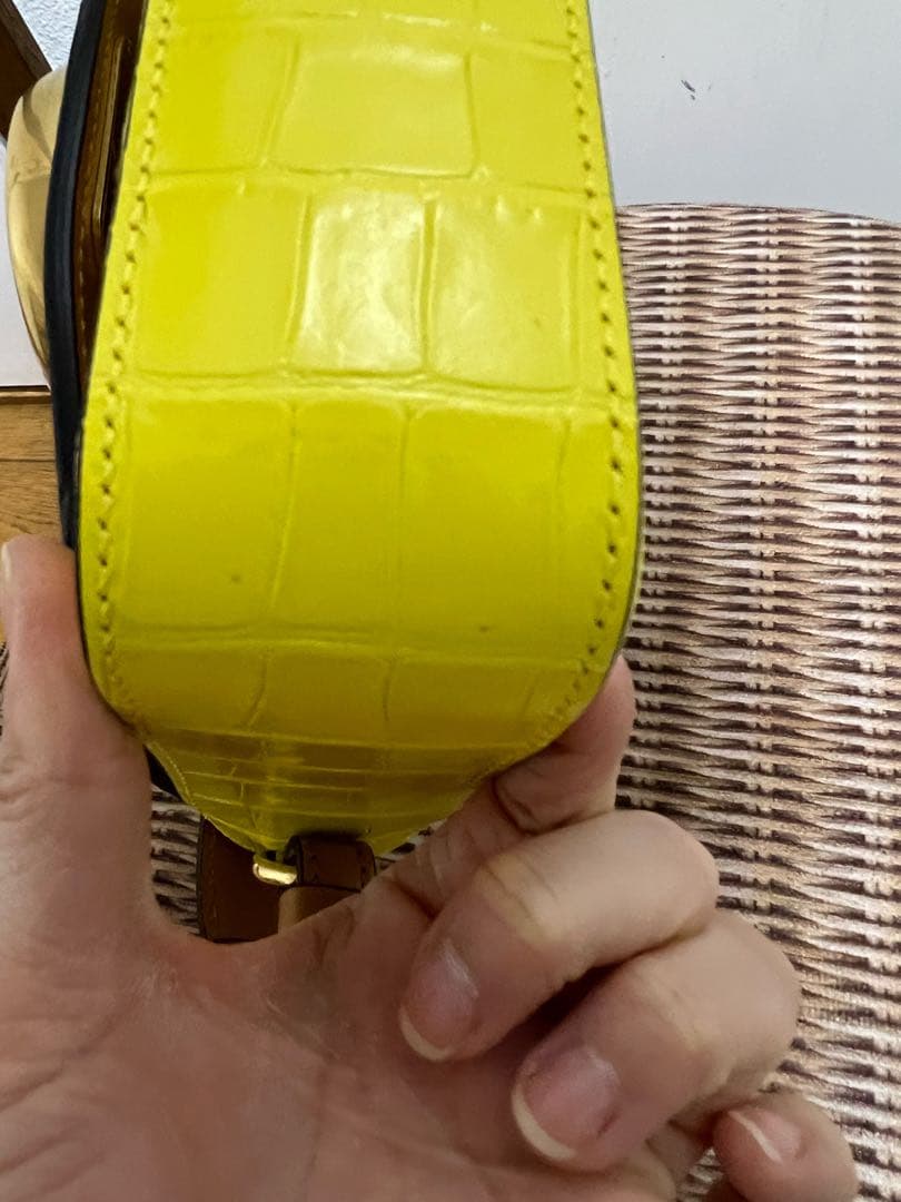 BMさん専用⭐︎クロエChloe C クロコ押しカーフレザーミニバッグ　ショルダー