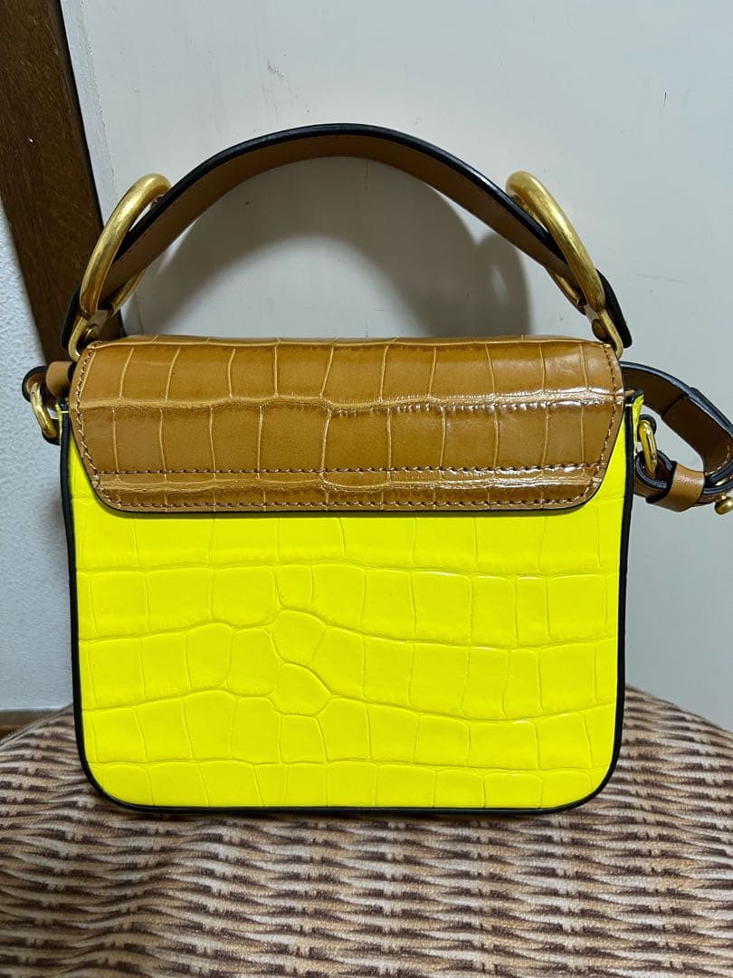 BMさん専用⭐︎クロエChloe C クロコ押しカーフレザーミニバッグ　ショルダー