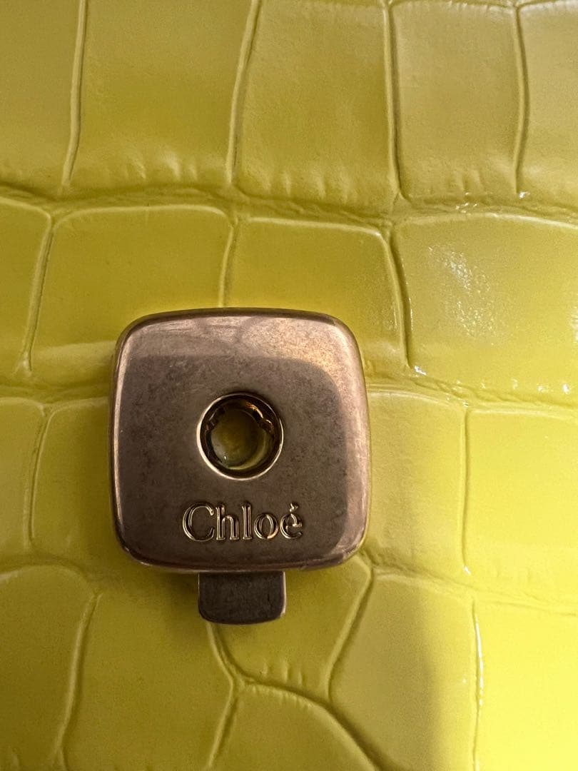 BMさん専用⭐︎クロエChloe C クロコ押しカーフレザーミニバッグ　ショルダー