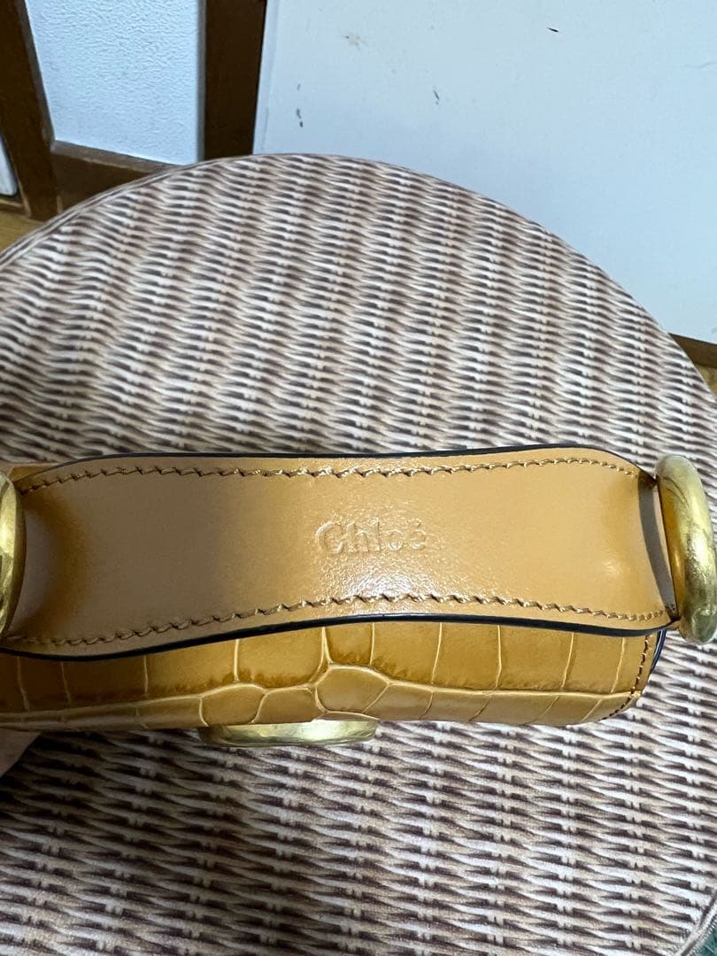 BMさん専用⭐︎クロエChloe C クロコ押しカーフレザーミニバッグ　ショルダー