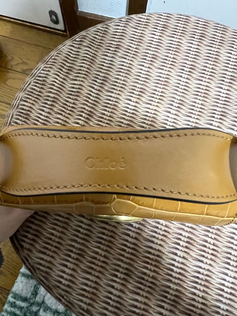 BMさん専用⭐︎クロエChloe C クロコ押しカーフレザーミニバッグ　ショルダー