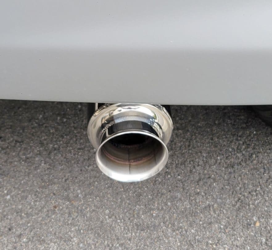 MH85S MH23SワゴンR(NA)HE33Sラパン用砲弾型マフラーカッター