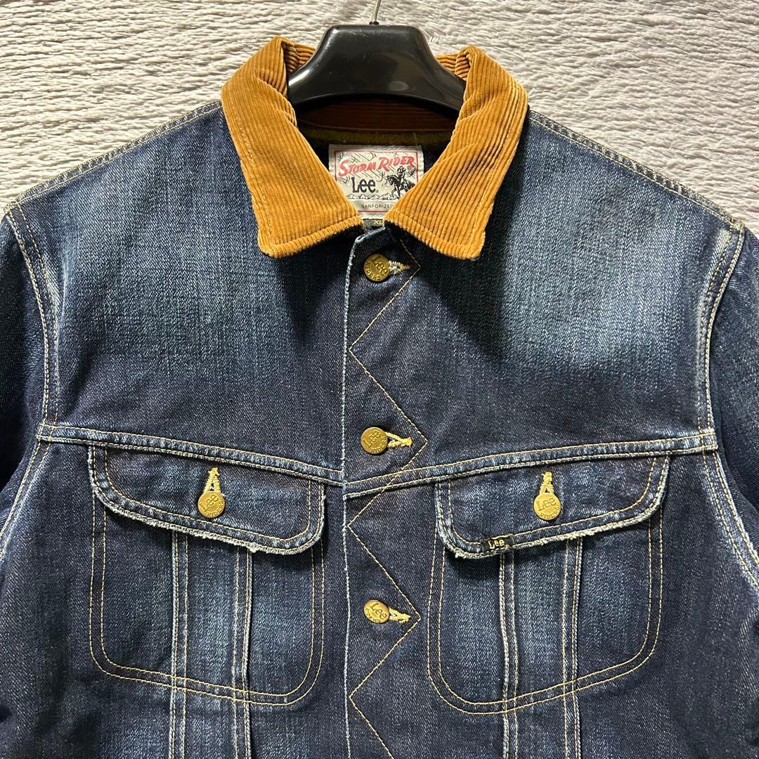 LEE リー ブランケット付ストームライダー　デニムジャケット　XL