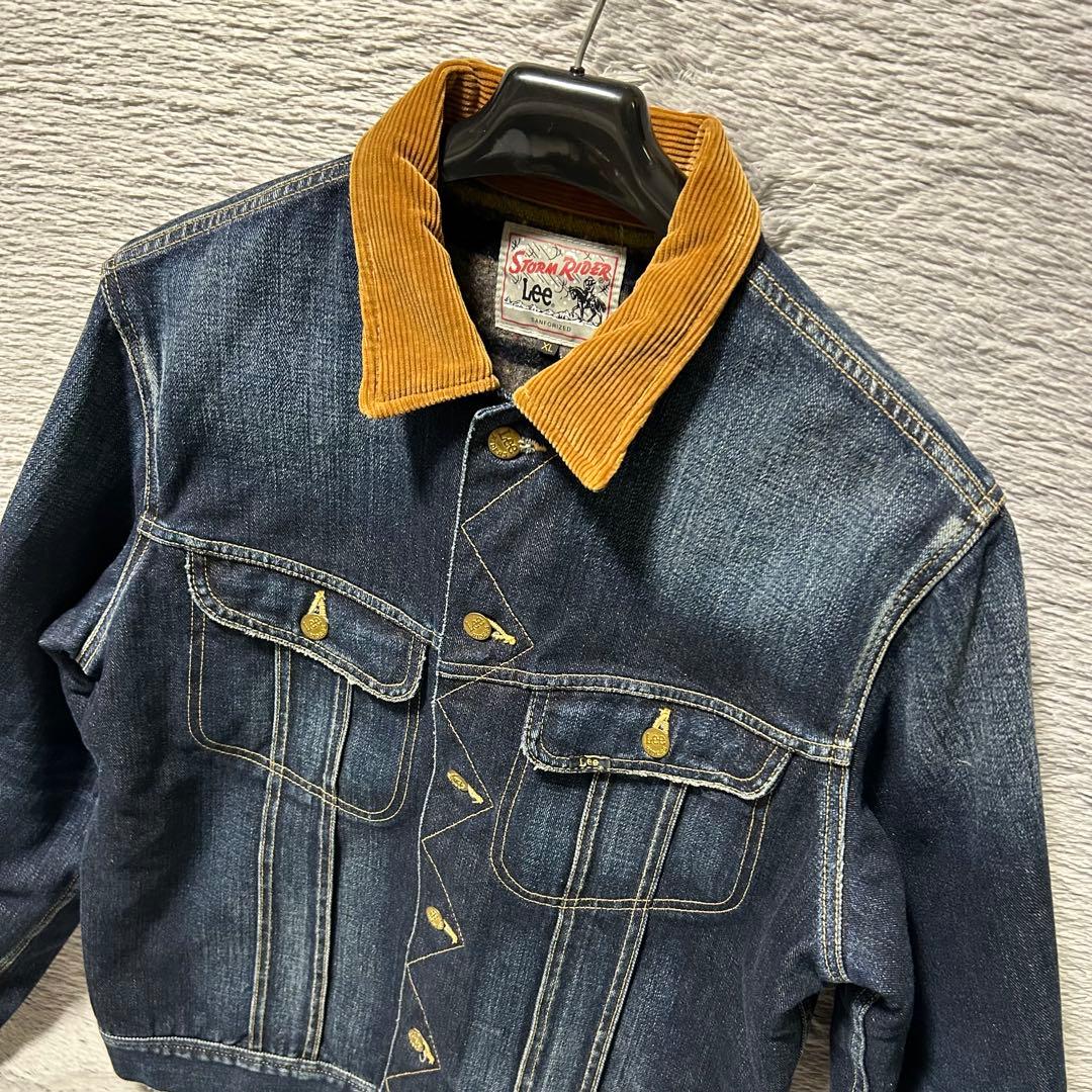 LEE リー ブランケット付ストームライダー　デニムジャケット　XL