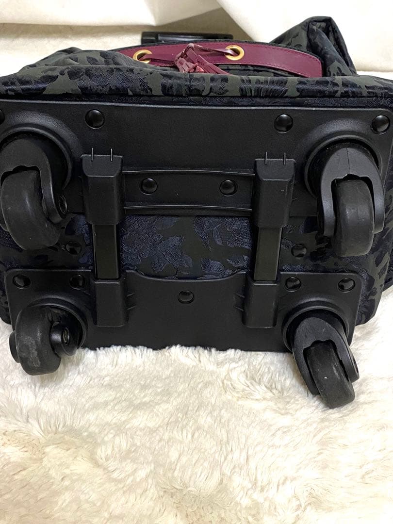 美品 FEILERトラベルキャリー トローリーバッグ 花柄