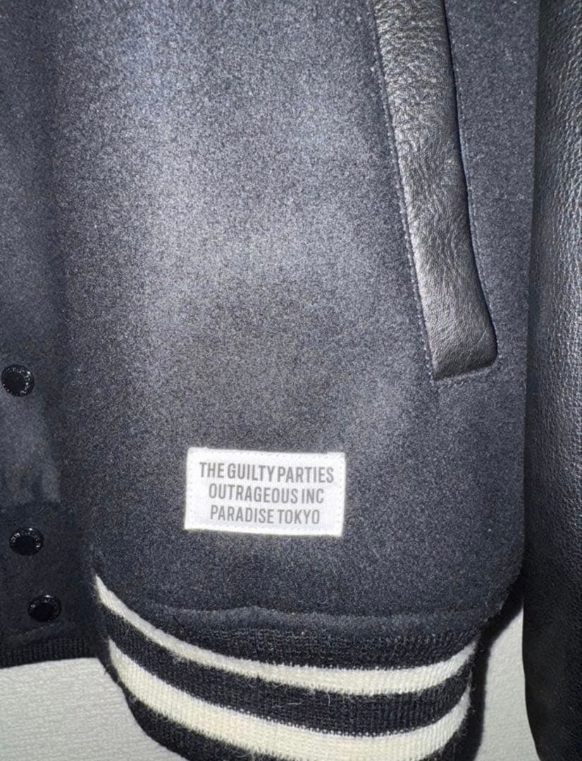 断捨離整理  WACKO Leather Varsity Jacket