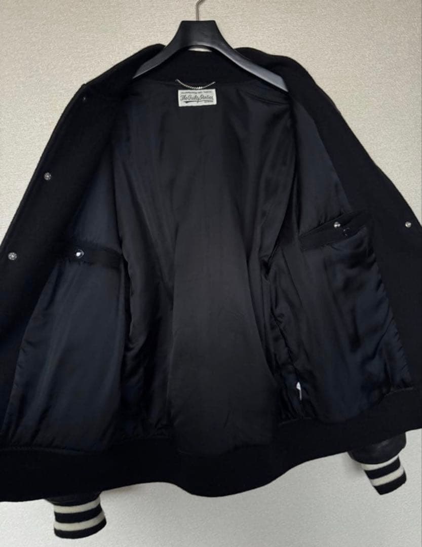 断捨離整理  WACKO Leather Varsity Jacket