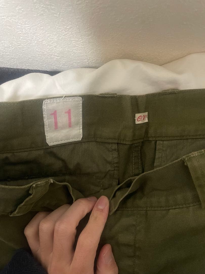 ウティ OUTIL M47 ミリタリーカーゴパンツPantalon Blesle