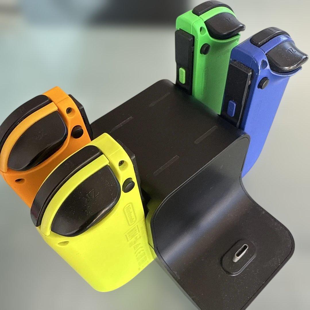 Nintendo Switch 本体 ピンク/黒　追加JOY-con4個セット