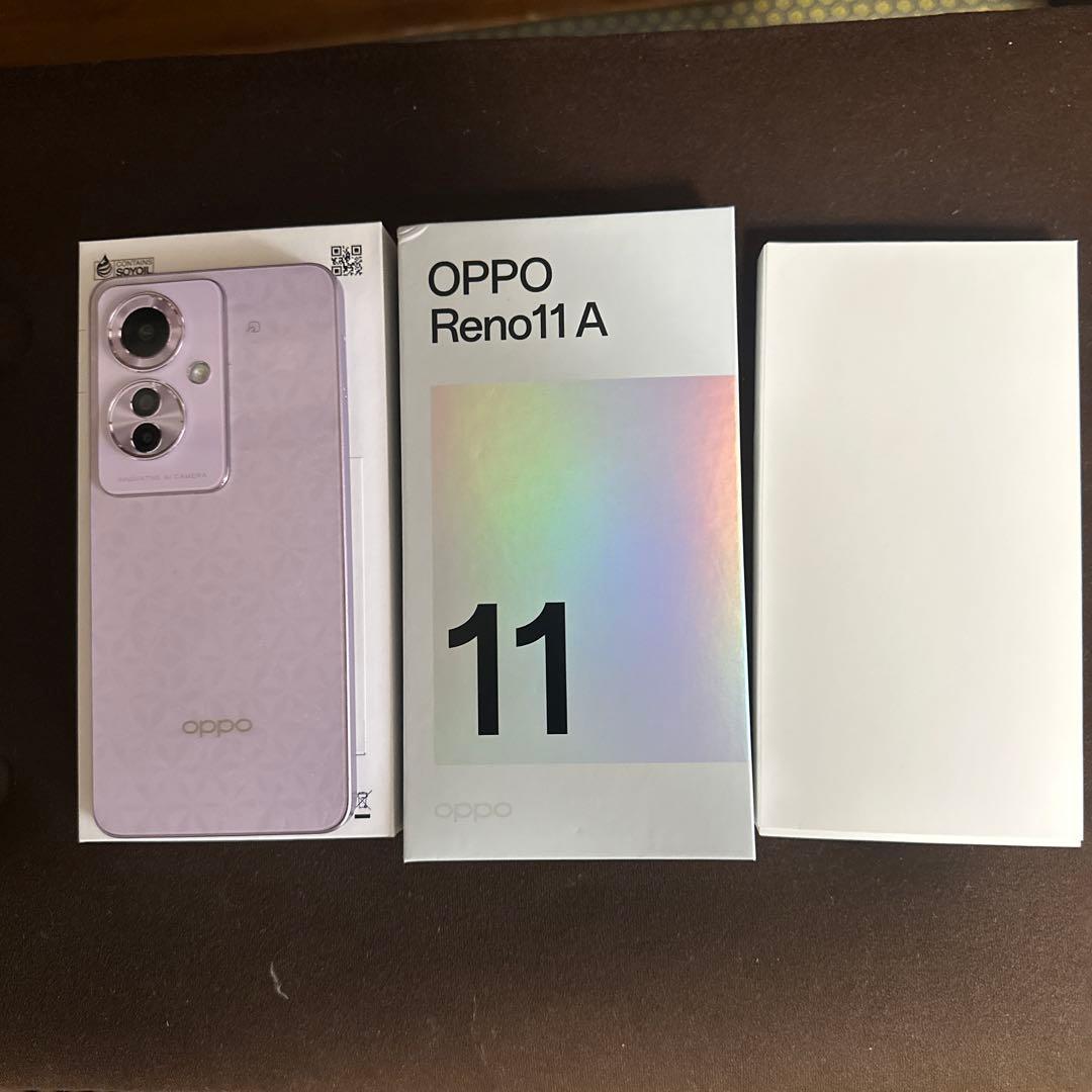 oppo reno11a 使用2ヶ月の傷無し美品です。 simフリー