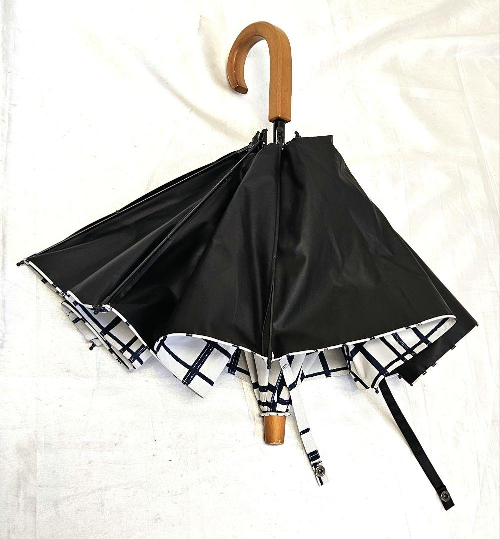 SUNBARRIER 100　サンバリア　日傘　折りたたみ傘　チェック柄
