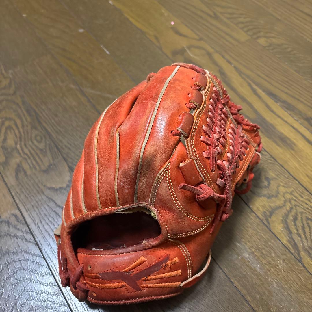 グローバルエリート軟式グローブ オレンジ