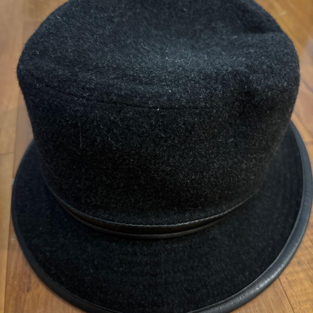 MOTSCH ウール・フェルトハット 59cm 黒