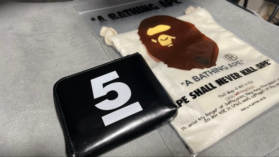 BAPE COMME des GARCONS WALLET 財布 L字ファスナー