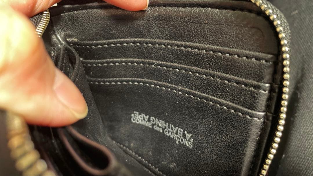 BAPE COMME des GARCONS WALLET 財布 L字ファスナー