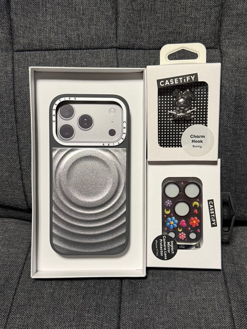 CASETiFY メタルウェーブ iPhone17Pro用 3点セット