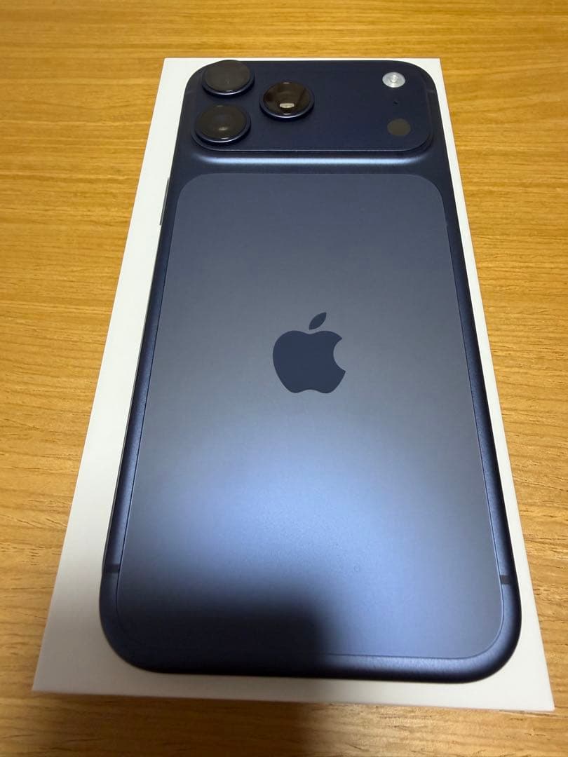 iPhone17promax 256GB ディープブルー★未使用に近い✳︎本日発送
