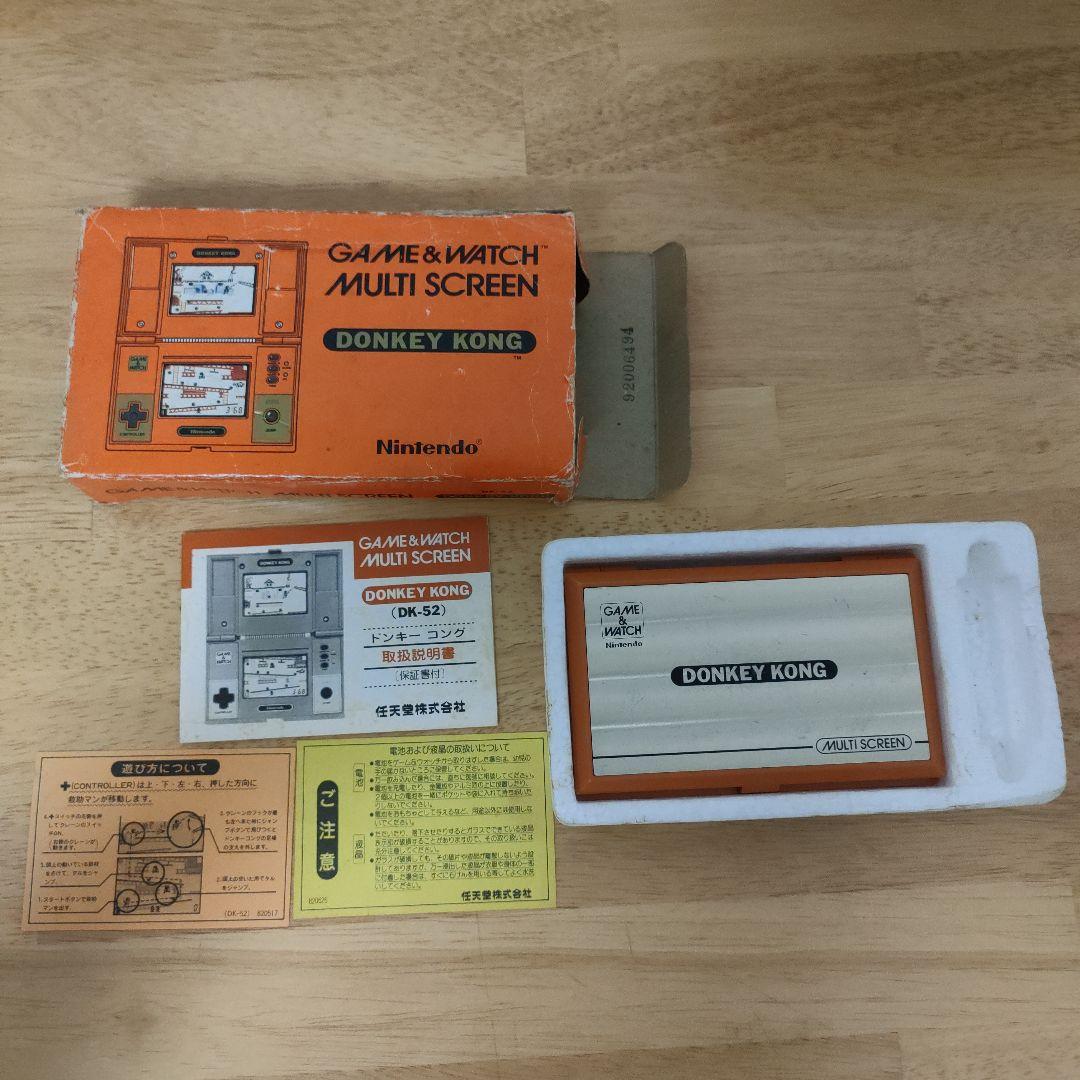 ゲームアンドウォッチドンキーコング　箱ありNintendo　任天堂　ニンテンドー