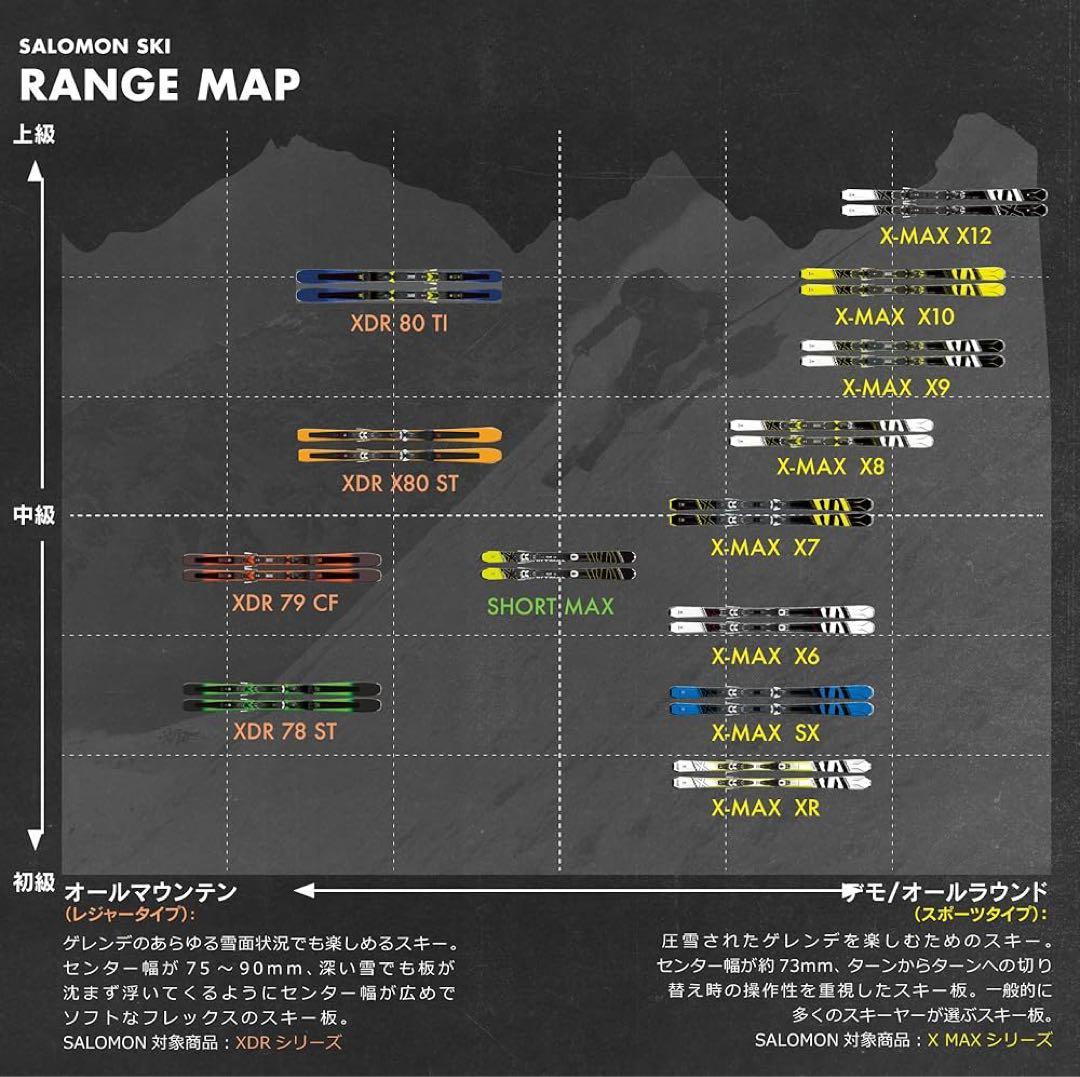 サロモン XDR X80 ST 150cm ビンディング付き
