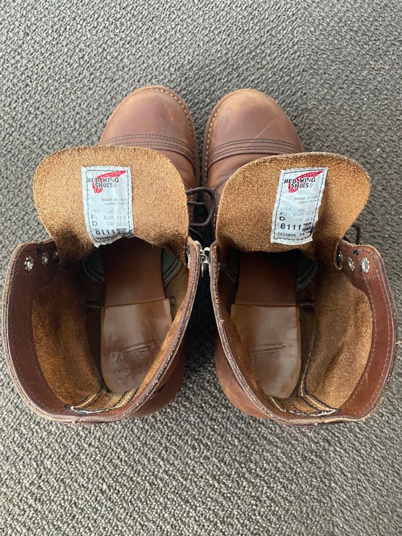 レッドウィング　アイアンレンジャー8111 26.5㎝　メンテナンスセット