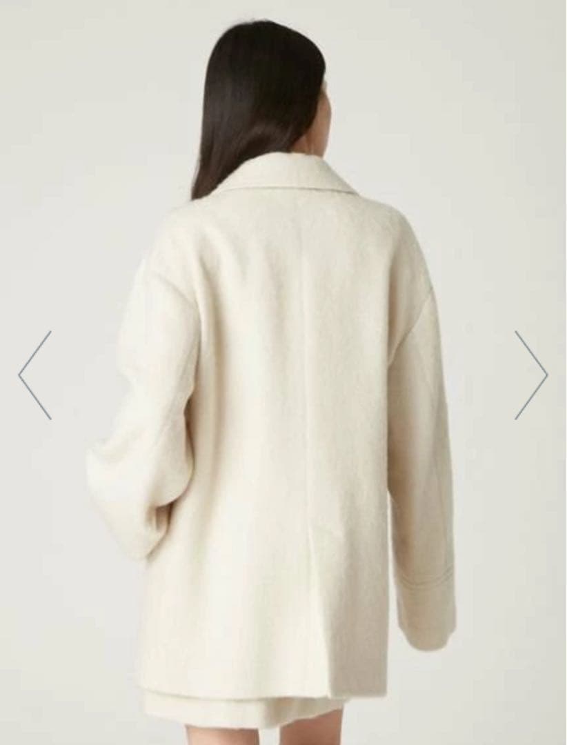 専用[試着のみ]FRAY I.D オーバーサイズウールシャギージャコット 0