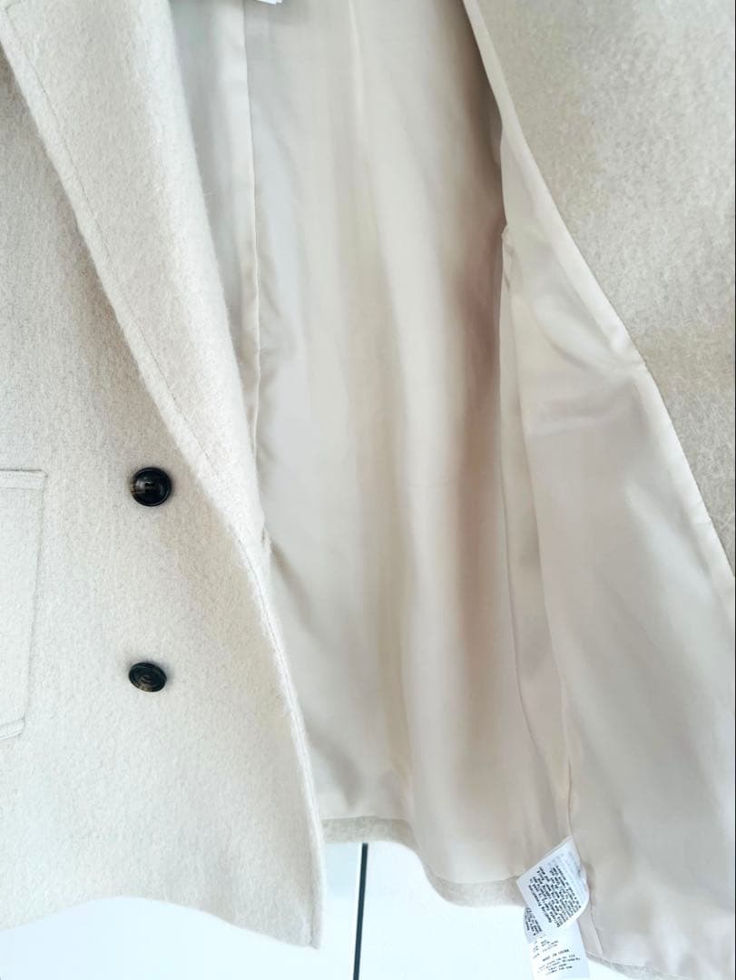 専用[試着のみ]FRAY I.D オーバーサイズウールシャギージャコット 0