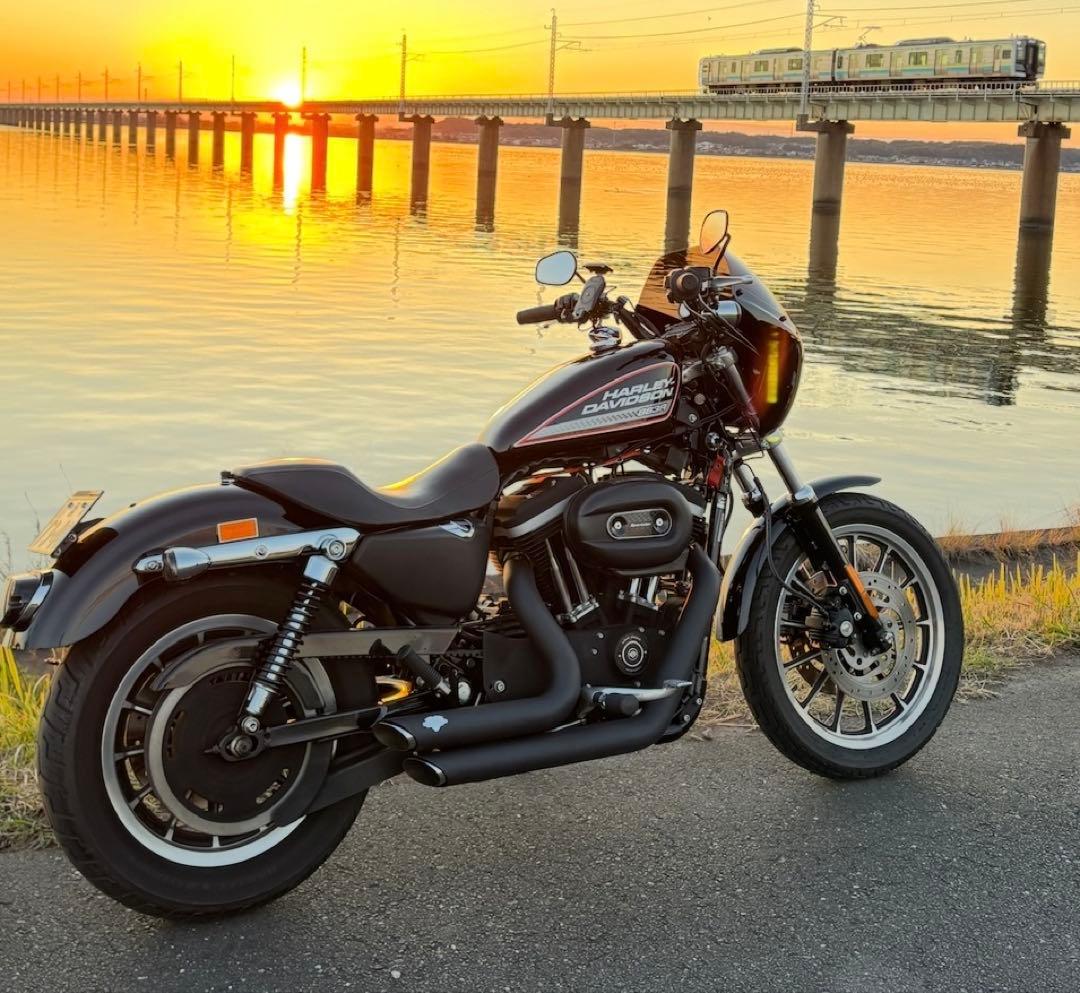 バンス＆ハインズショートショットフルエキマフラーハーレースポーツスター883美品