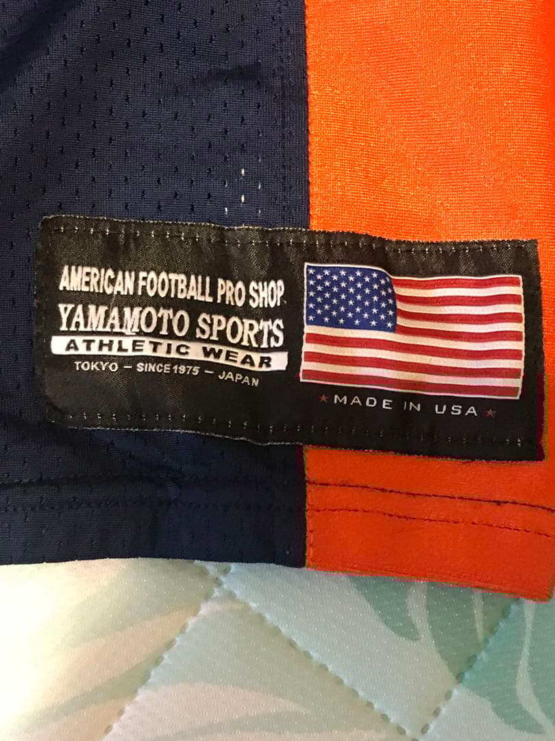 アメリカンフットボール アメフト ユニフォーム 選手実使用品 試合用 ヤマスポ