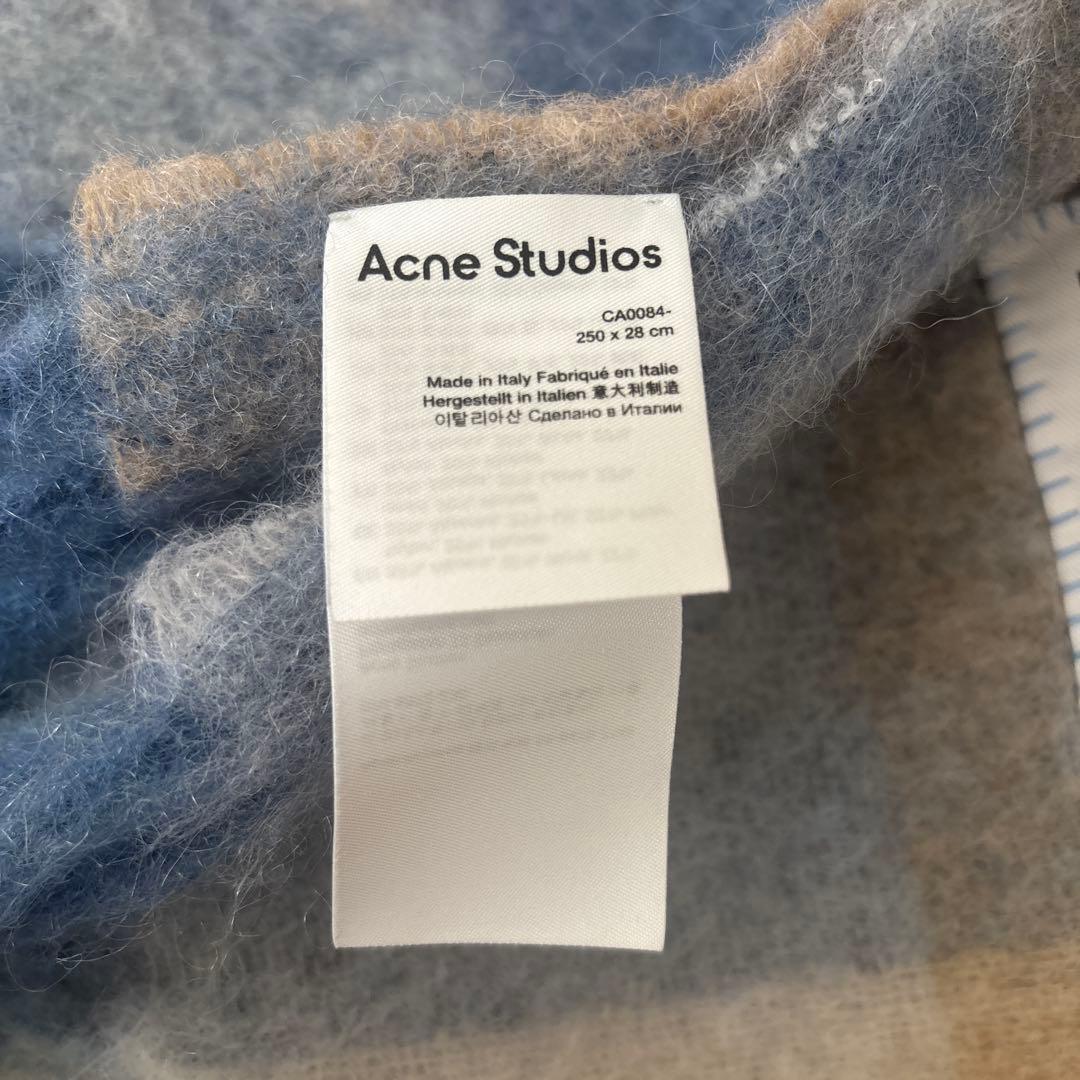 Acne Studios マフラー　ブルー系