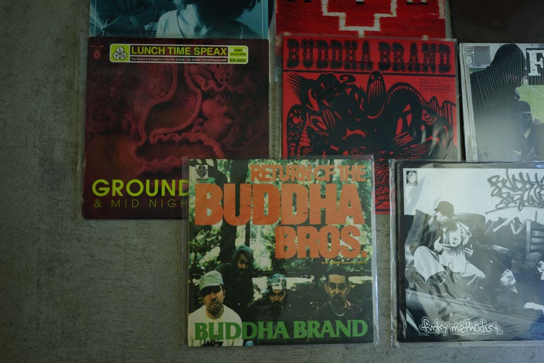 8枚セット　Buddha Brand DEV LARGE レコードコレクション
