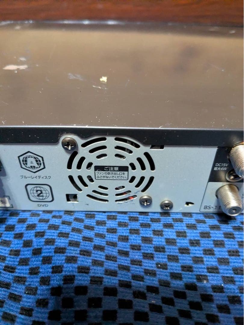 TOSHIBA REGZA ブルーレイレコーダー リモコン付き