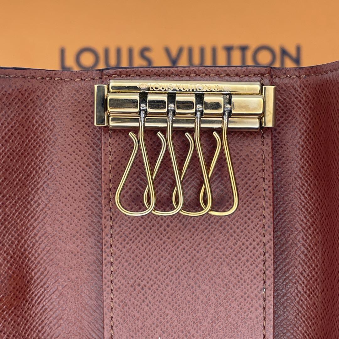 【美品】ルイヴィトン モノグラム 4連キーケース ミュルティクレ4