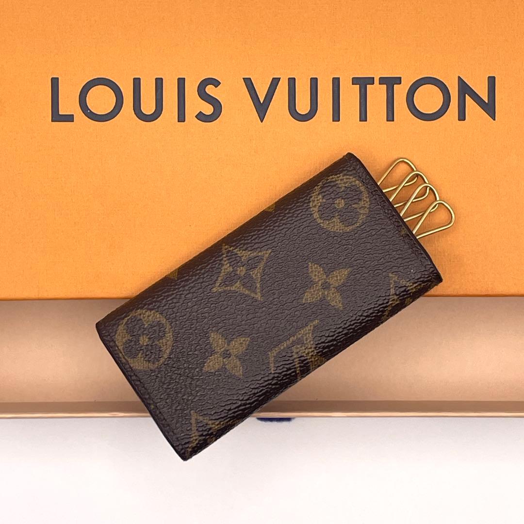 【美品】ルイヴィトン モノグラム 4連キーケース ミュルティクレ4