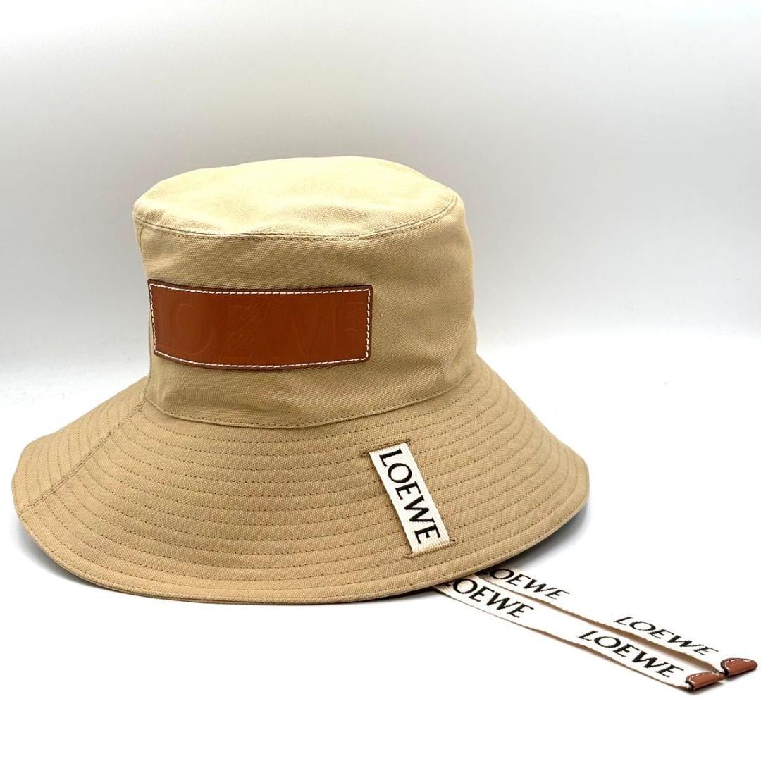 新品同様 ロエベ パウラズイビザ キャンバス バケットハット フィッシャーマン
