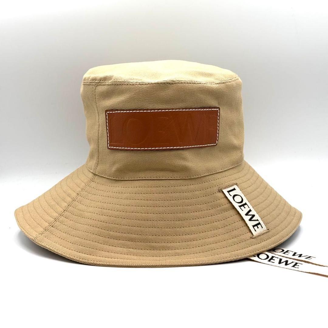 新品同様 ロエベ パウラズイビザ キャンバス バケットハット フィッシャーマン