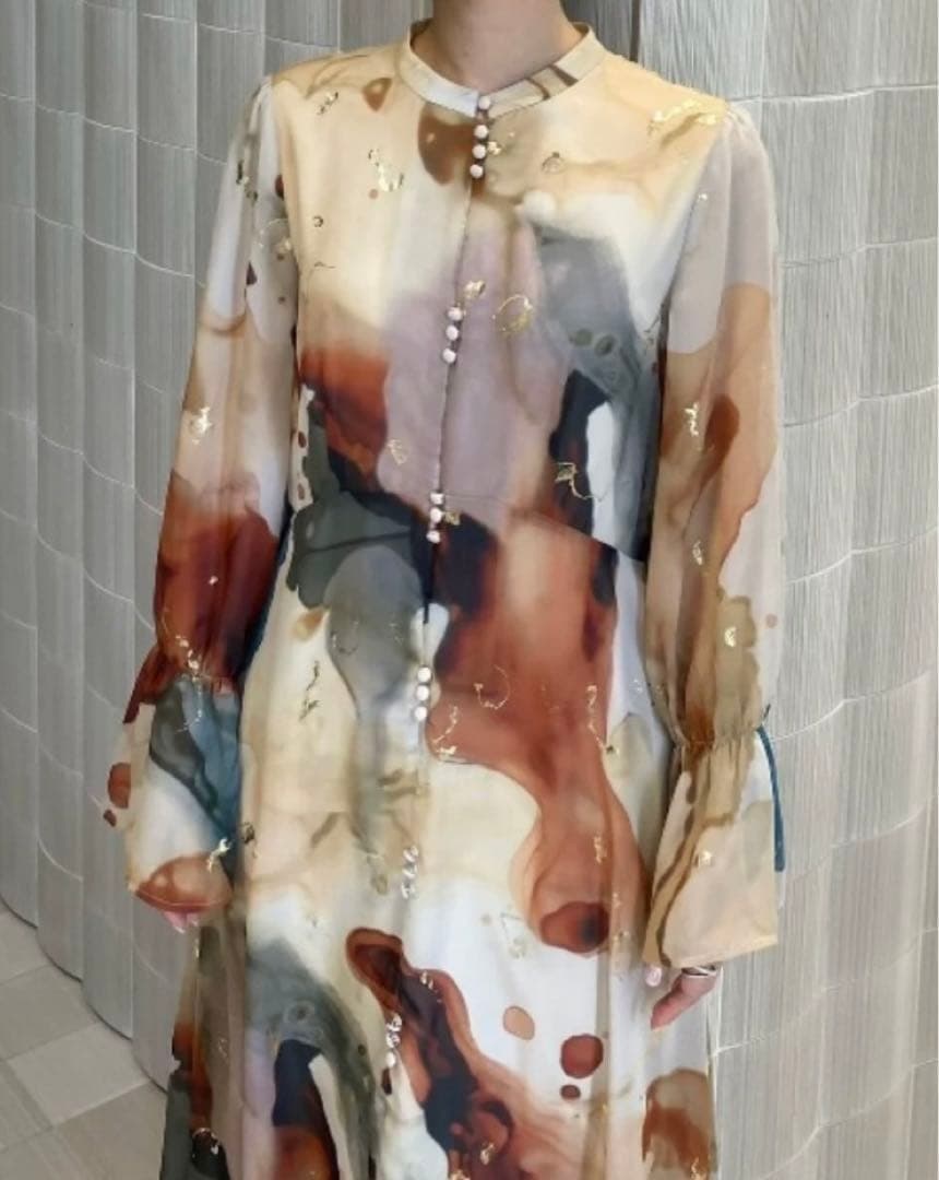 UNDRESSED AMELIA INK ART DRESS　AMERI