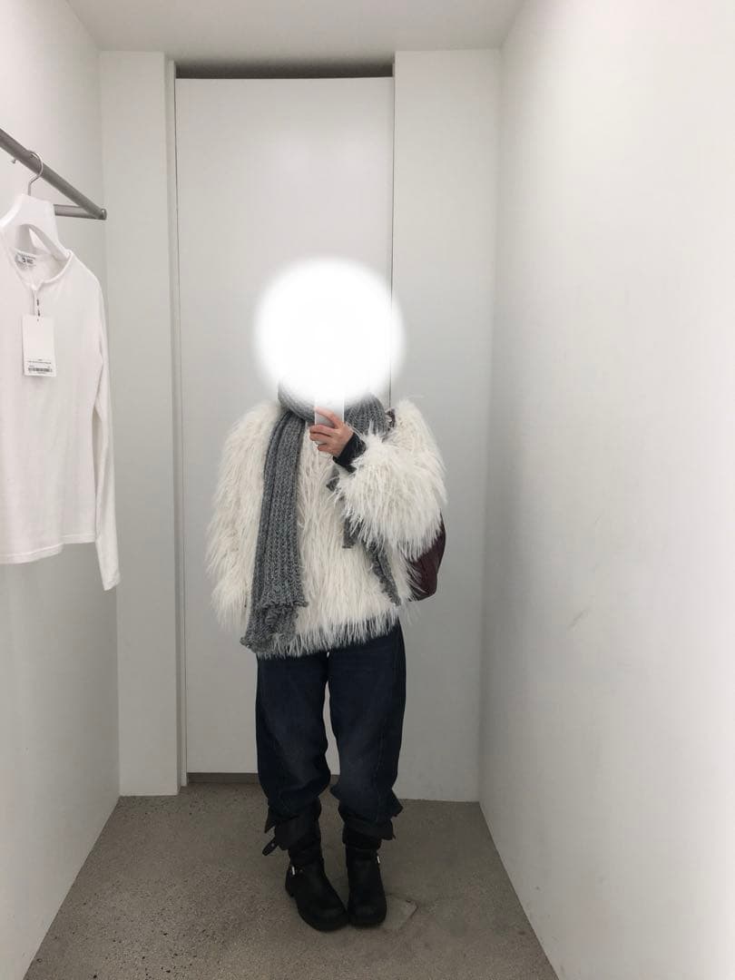 【2月限定販売】zara zwシャギー　フェイクファージャケット