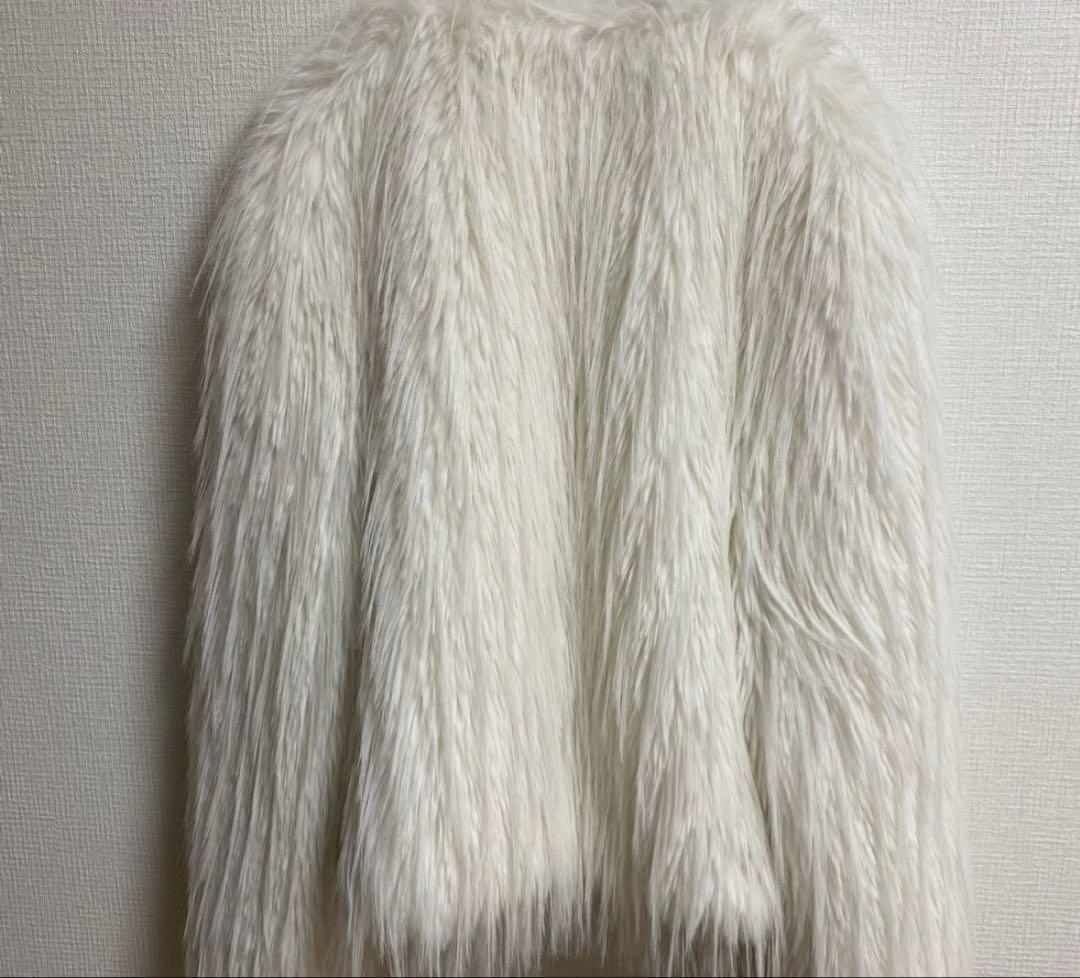 【2月限定販売】zara zwシャギー　フェイクファージャケット