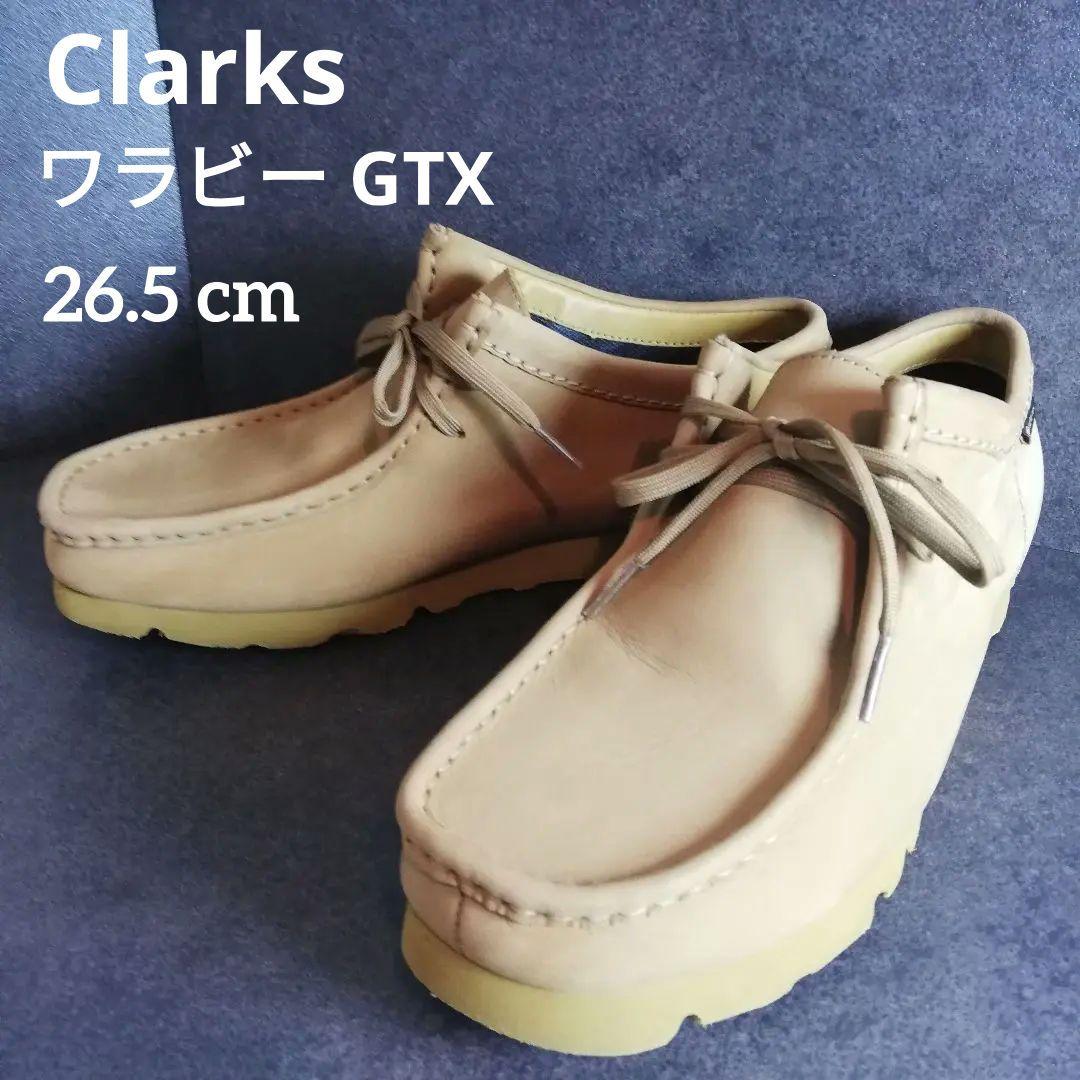 【極美品】Clarks クラークス ワラビー GTX メープルスエード
