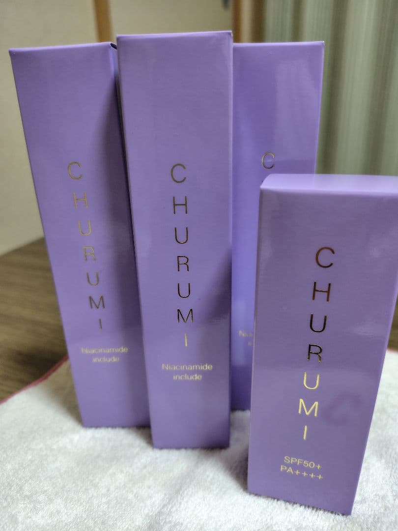 専*用様 CHURUMI【新品箱入り】薬用クリーム3箱、薬用ファンデーション1箱