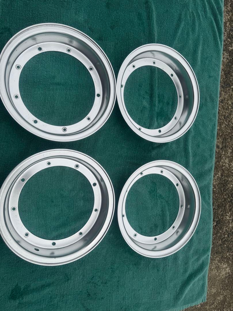 10インチアルミホイール .純正3本ハブセット