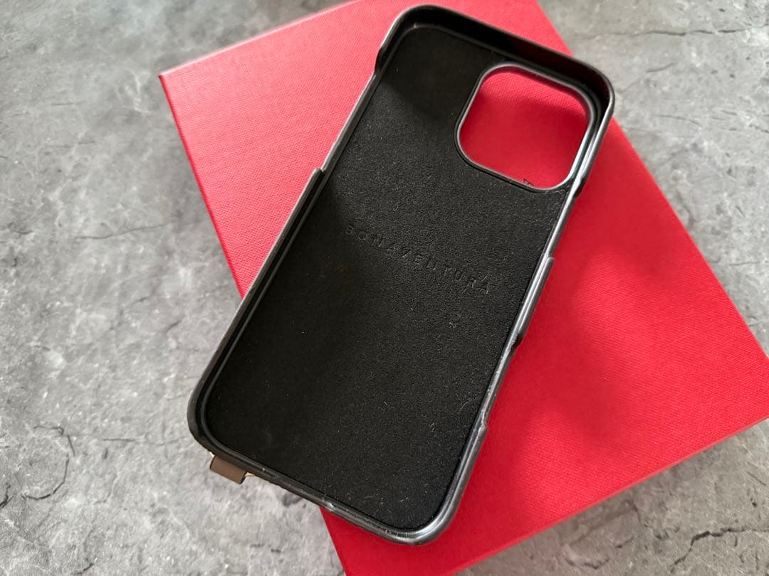 BONAVENTURA レザー iPhone16 promax ケース ベージュ