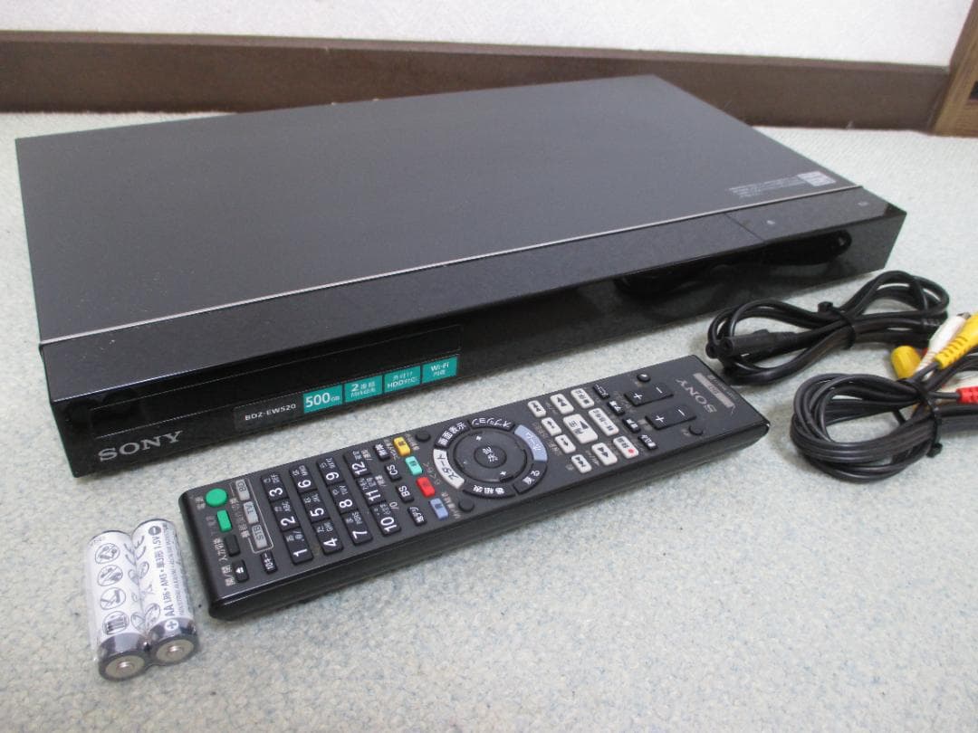 ☆SONY ブルーレイレコーダー 2番組同時録画 BDZ-EW520