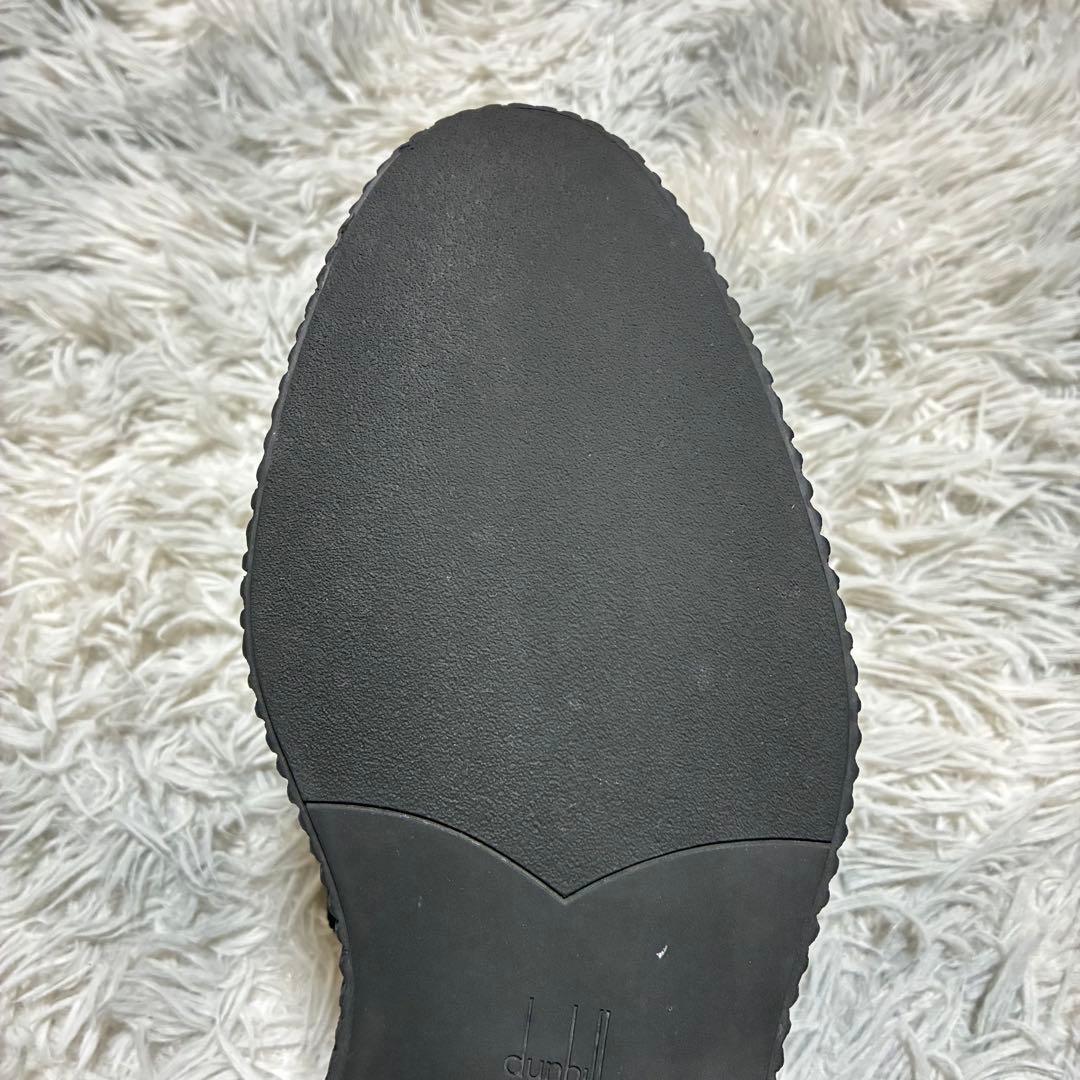 【美品】dunhill 本革 ベルクロ BLACK〈定価146,300円〉